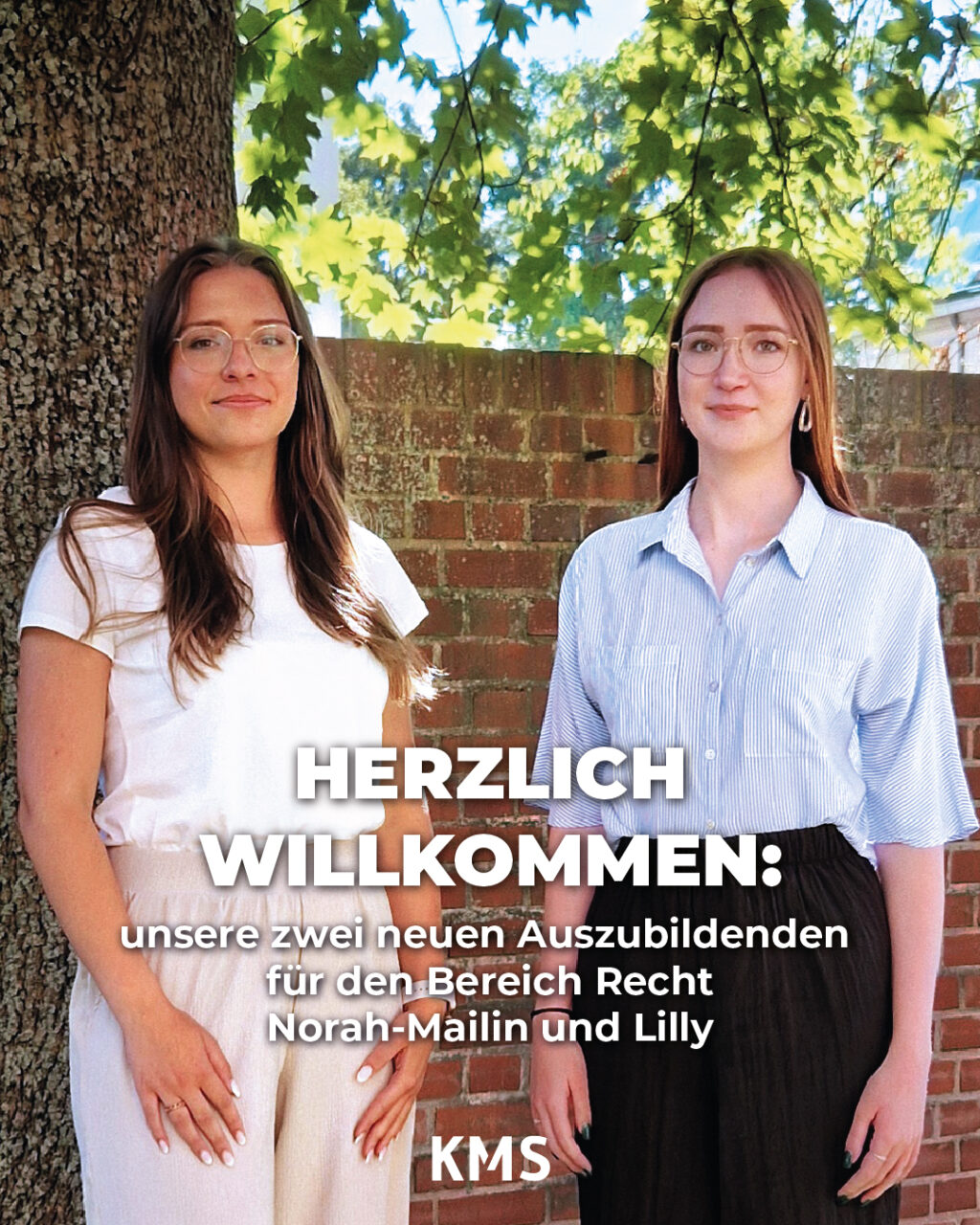 neue Auszubildende Norah-Mailin und Lilly