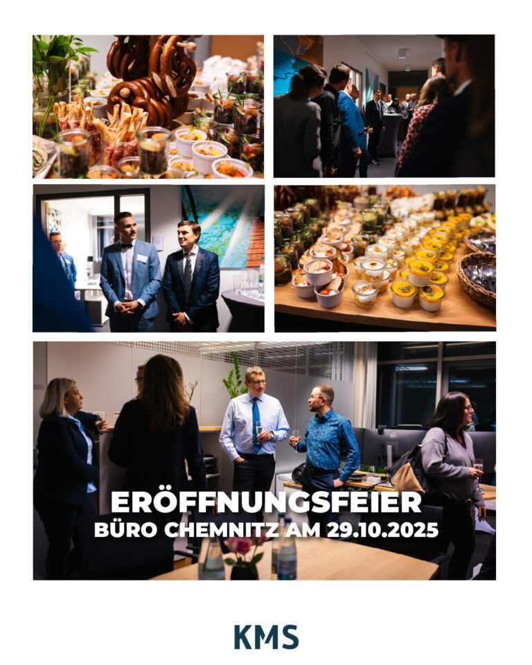 Eindrücke von der Eröffnungsfeier des neuen KMS Büros in Chemnitz