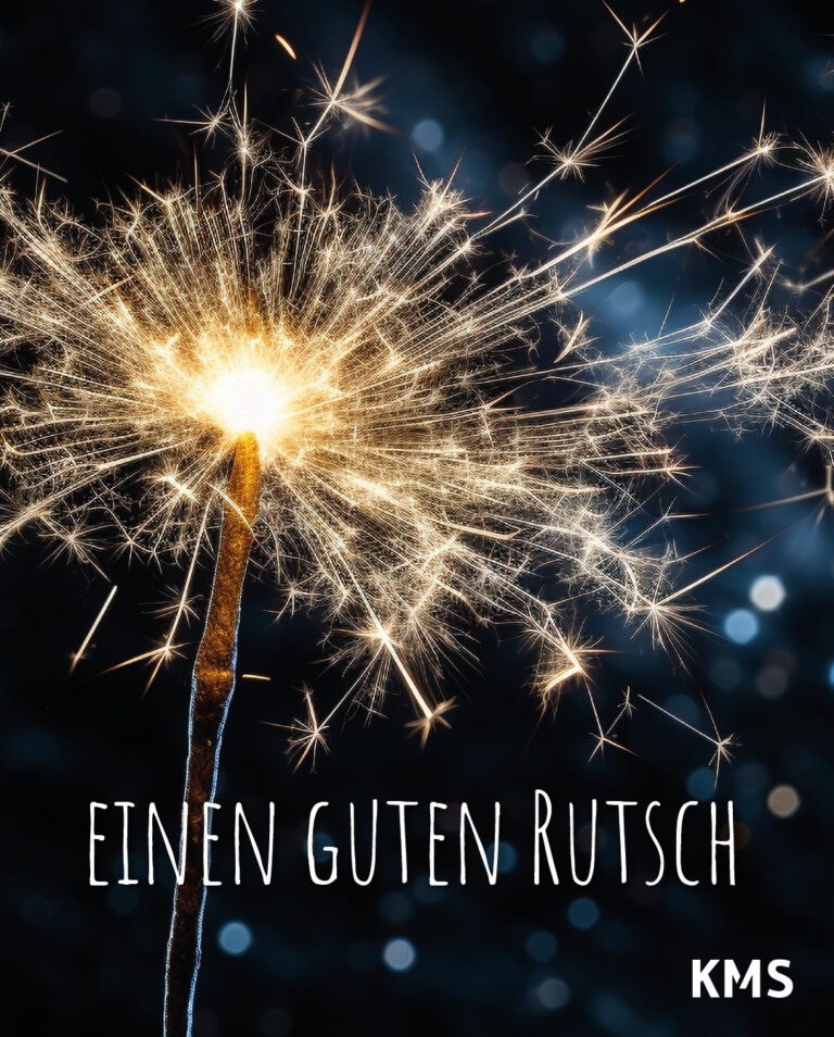 Wunderkerze – KMS wünscht einen guten Rutsch