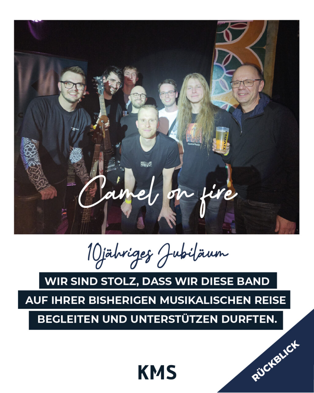 KMS mit der Band Camel on Fire
